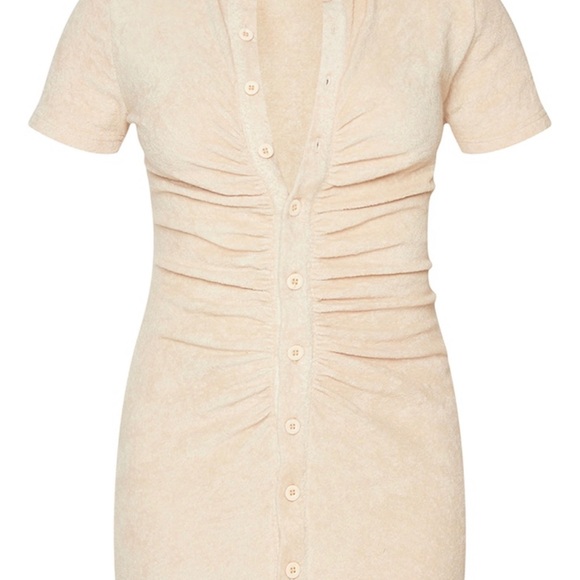 Button down ruched dress - Picture 2 of 4